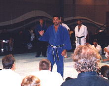 Sensei Ernie Boggs teaches a class in Sport Jujitsu